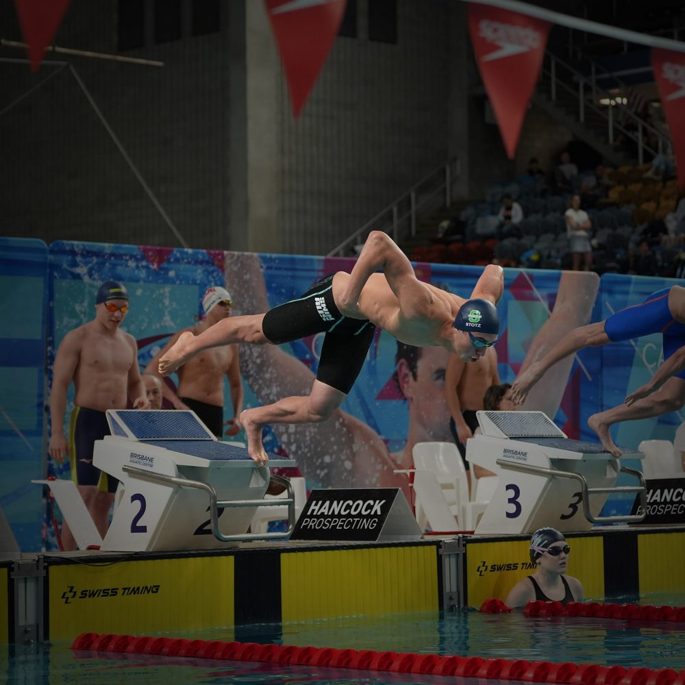 Koa Stotz at the 2026 Queensland Short Course Championships
